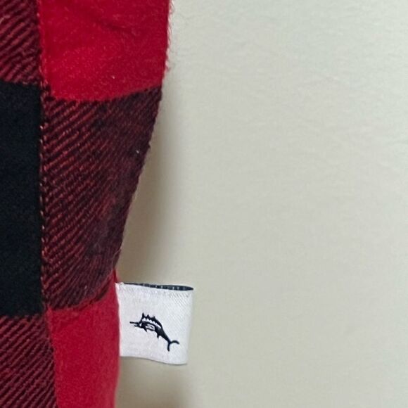 NWT Tommy Bahama Kids Red/Black Buffalo Flannel Jacket Shacket Boys XXL 16 - Picture 5 of 7